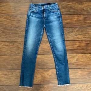AG Mari High Rise Slim Crop size 25